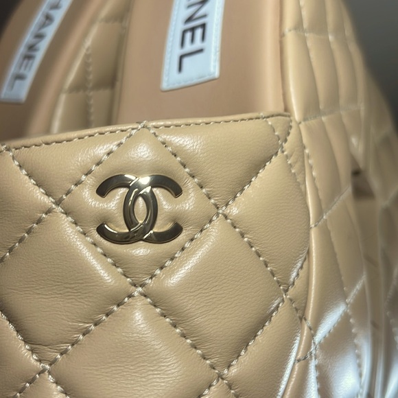 CHNEL Quilted Leather CC interlocking logo platform mules sz 36 - Picture 7 of 17